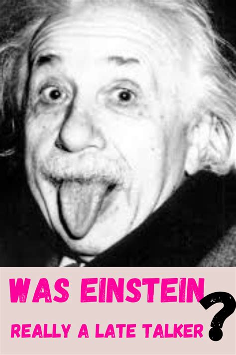 albert einstein late talker.
